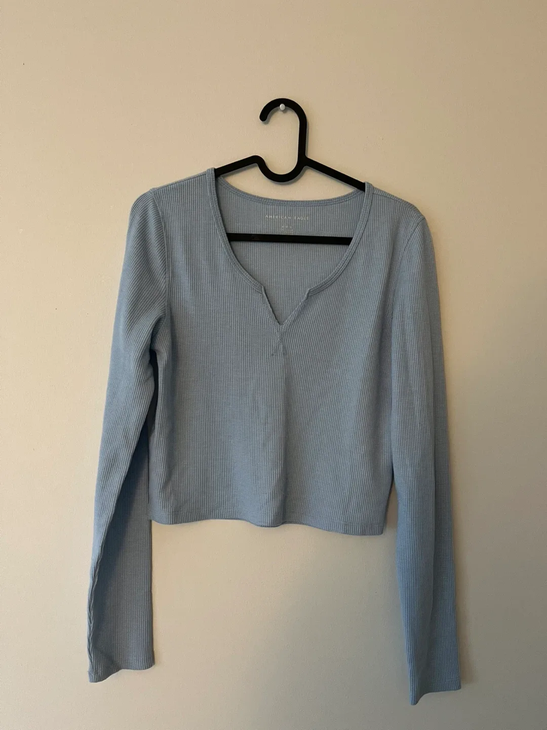 american eagle waffle knit top #Cleanout