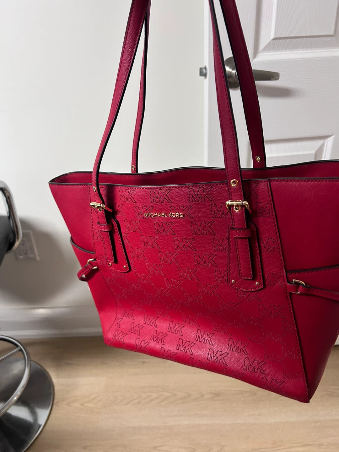 Michael Kors Red Tote Bag