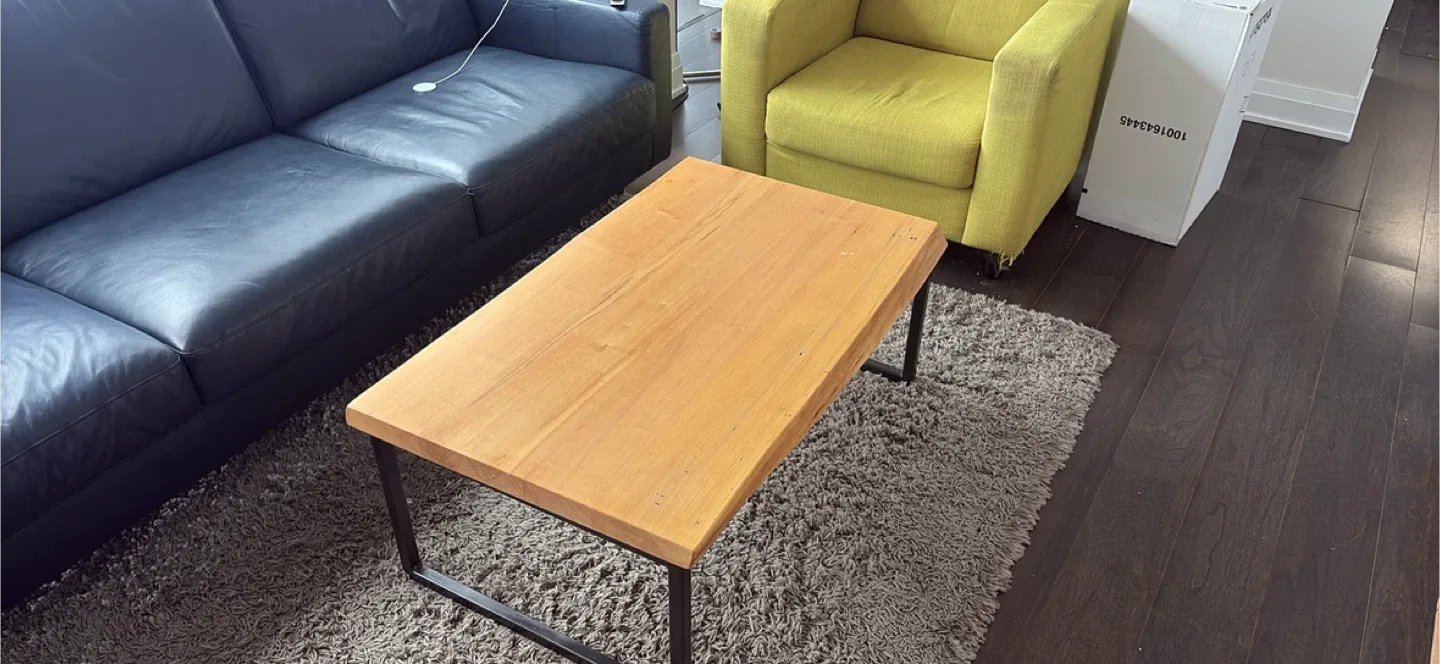 Wood & Metal Coffee Table image indicator(3)