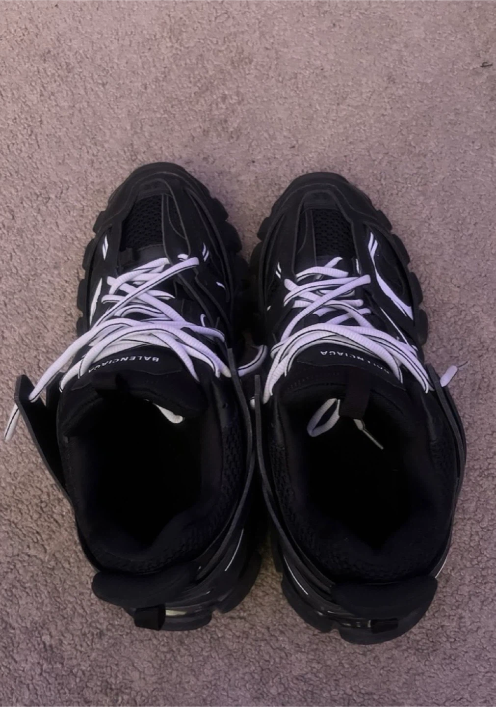 Balenciaga Track Sneakers - Black, Size 46 - photo 3