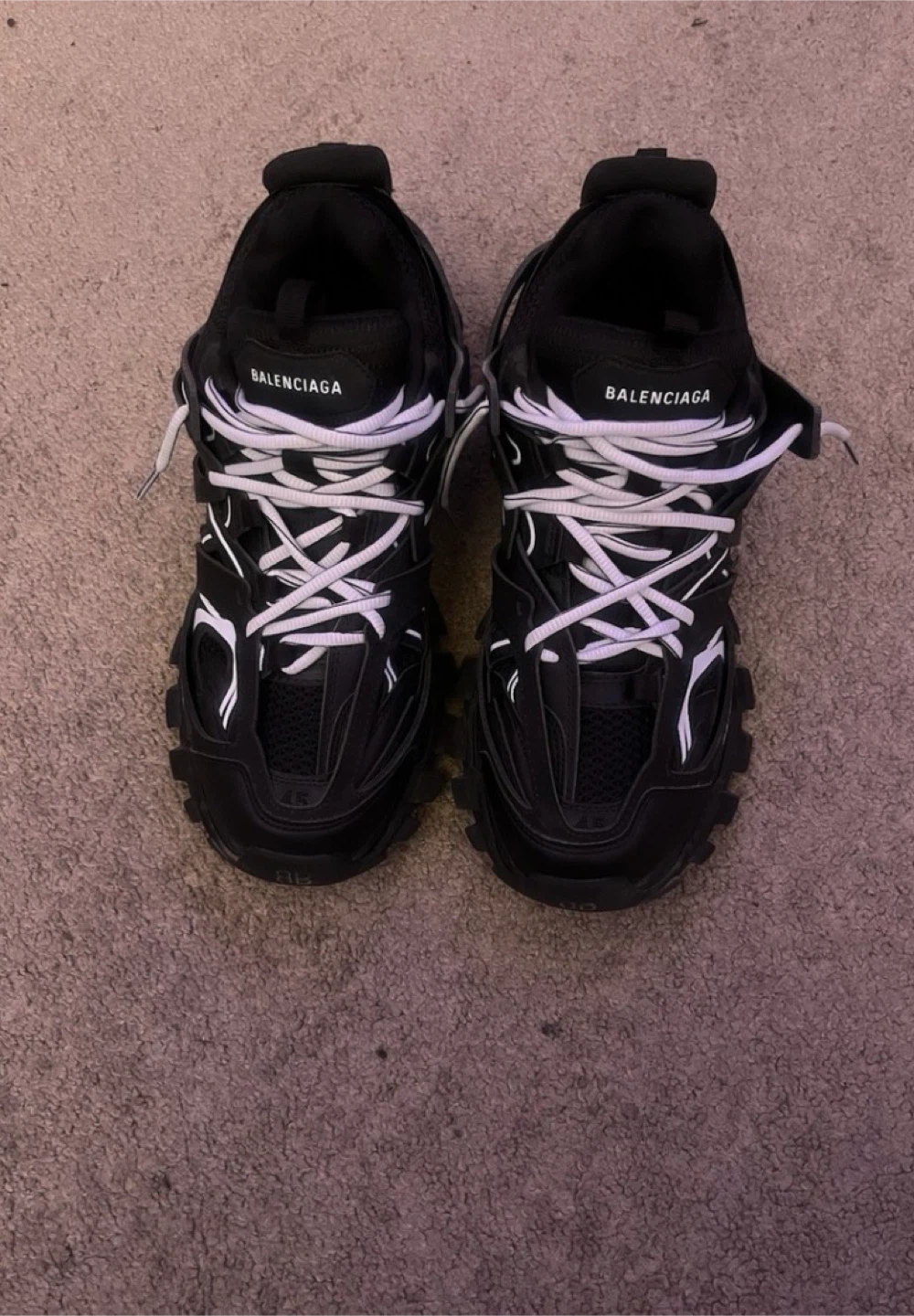 Balenciaga Track Sneakers - Black, Size 46