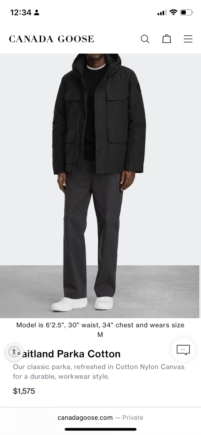 Canada Goose Maitland Parka - Size XS - photo 4