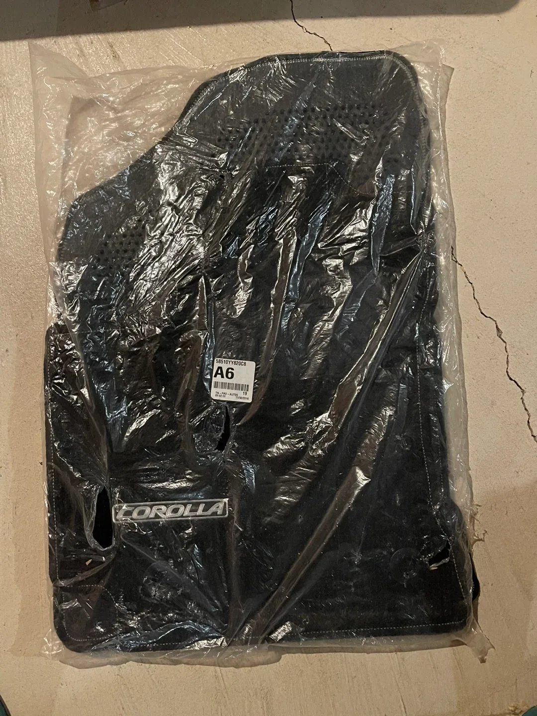 Corolla A6 Floor Mat - New in Package!