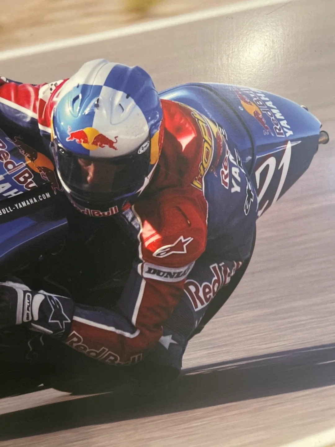 Red Bull Yamaha Motorcycle Racing Poster image indicator(2)