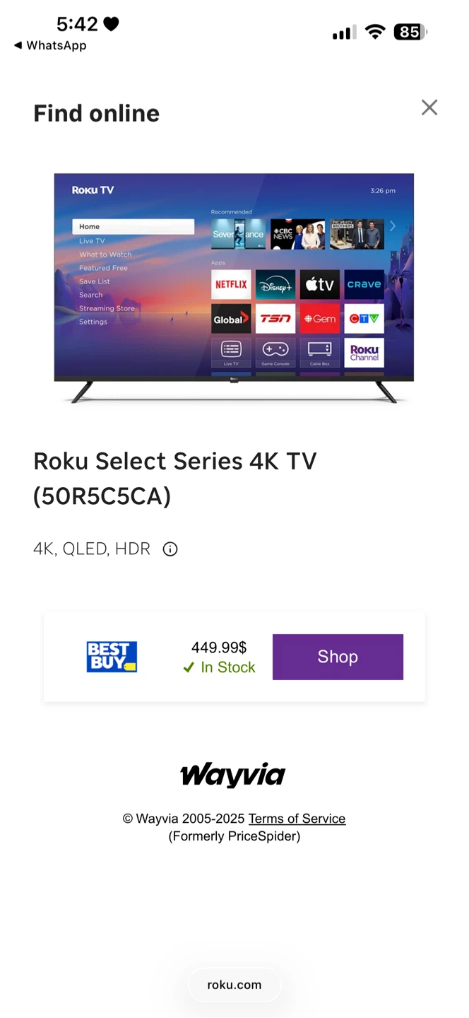Sharp tv