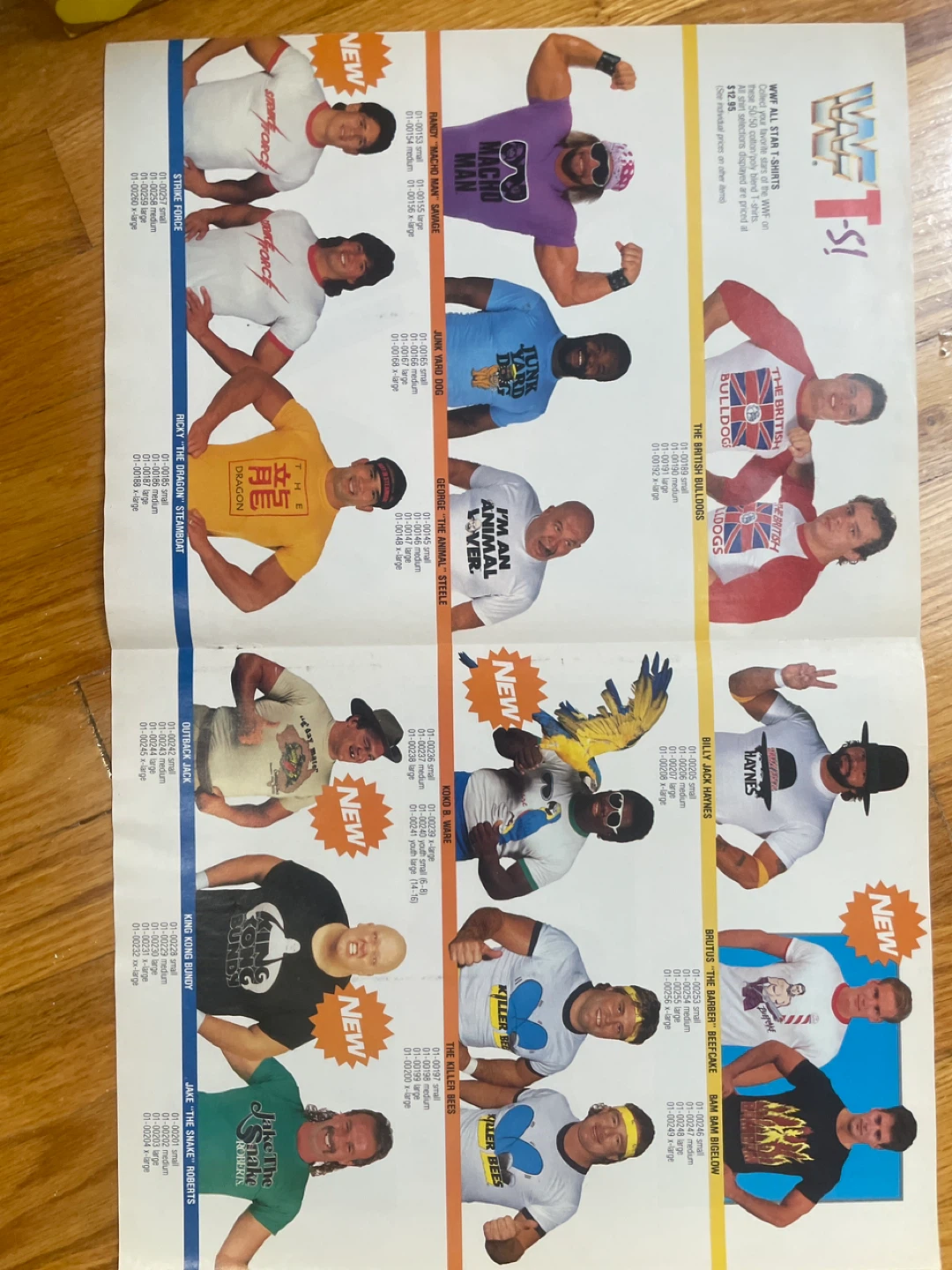WWF t-shirt catalogue