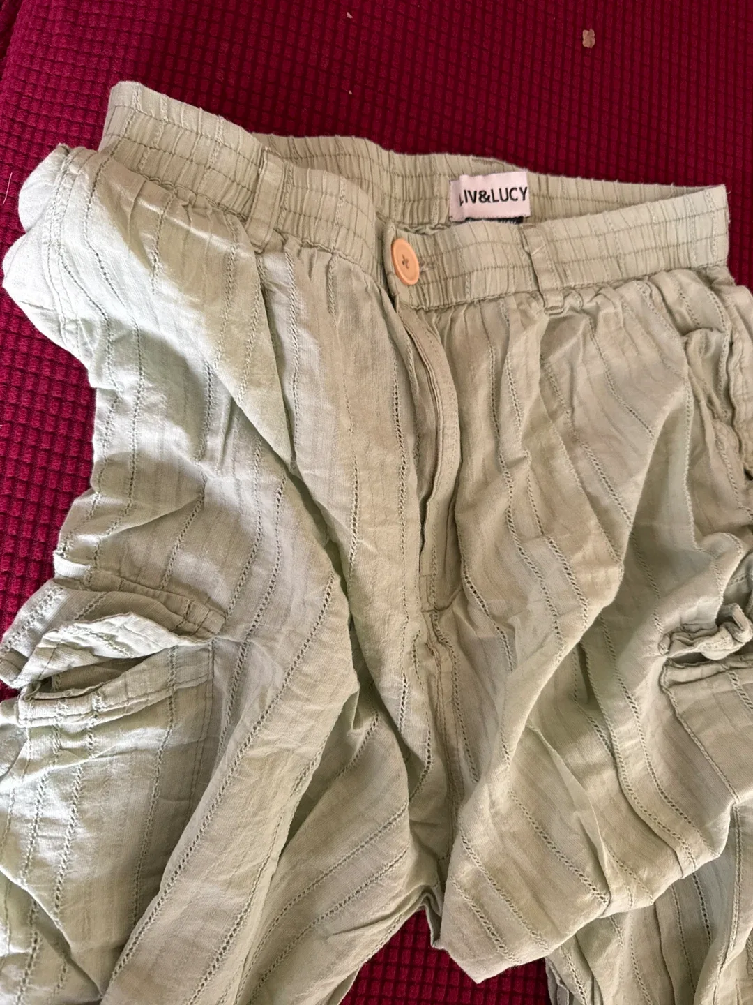 LIV&LUCY Light Green Pants image indicator(2)