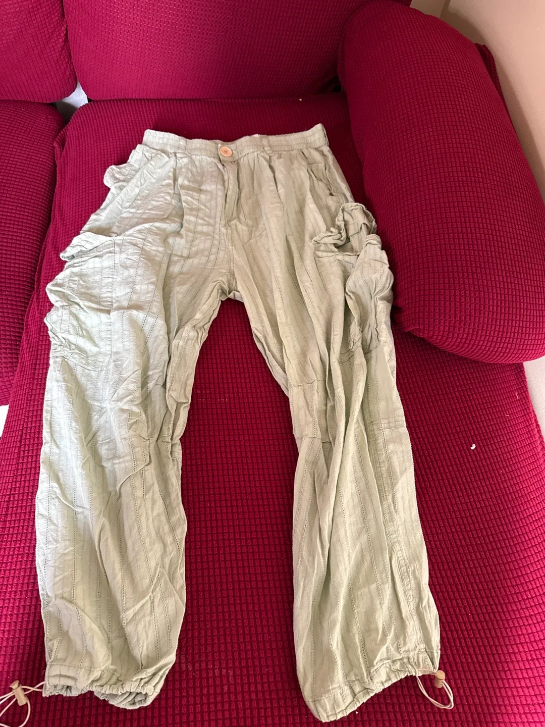 LIV&LUCY Light Green Pants