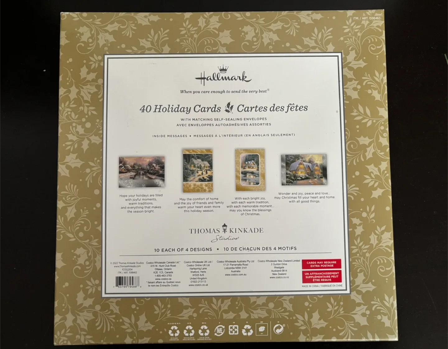 Hallmark Thomas Kinkade Holiday Cards - 27 Count image indicator(3)