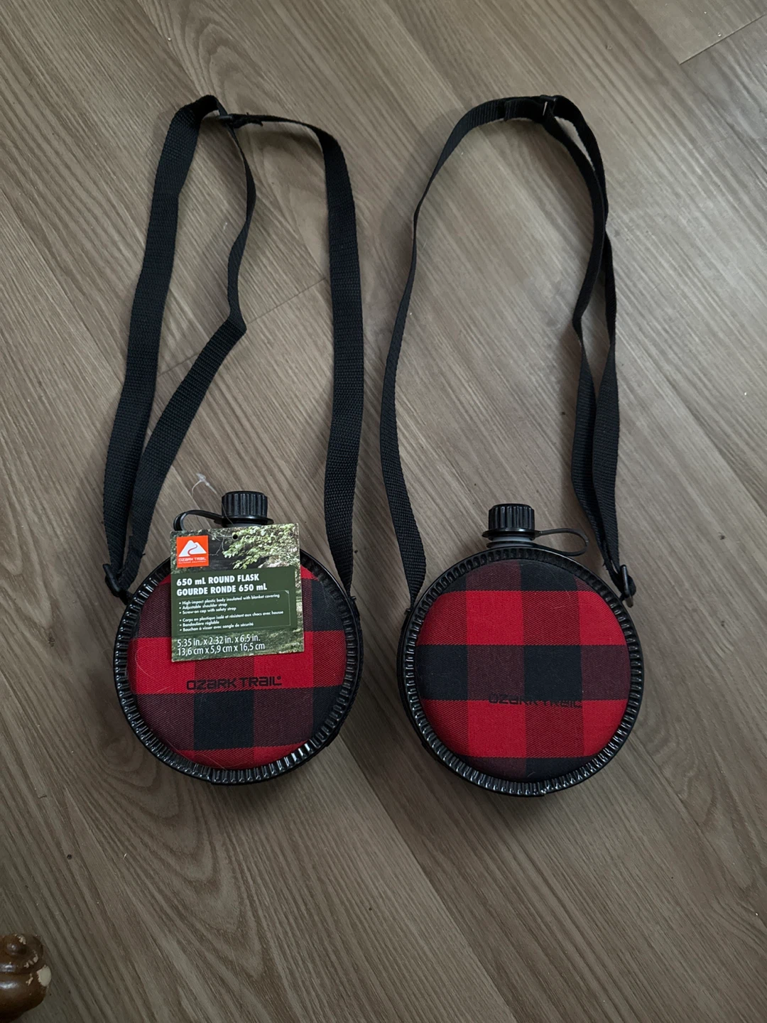 Ozark Trail 650ml Round Flask - Plaid 🌱 - photo 3
