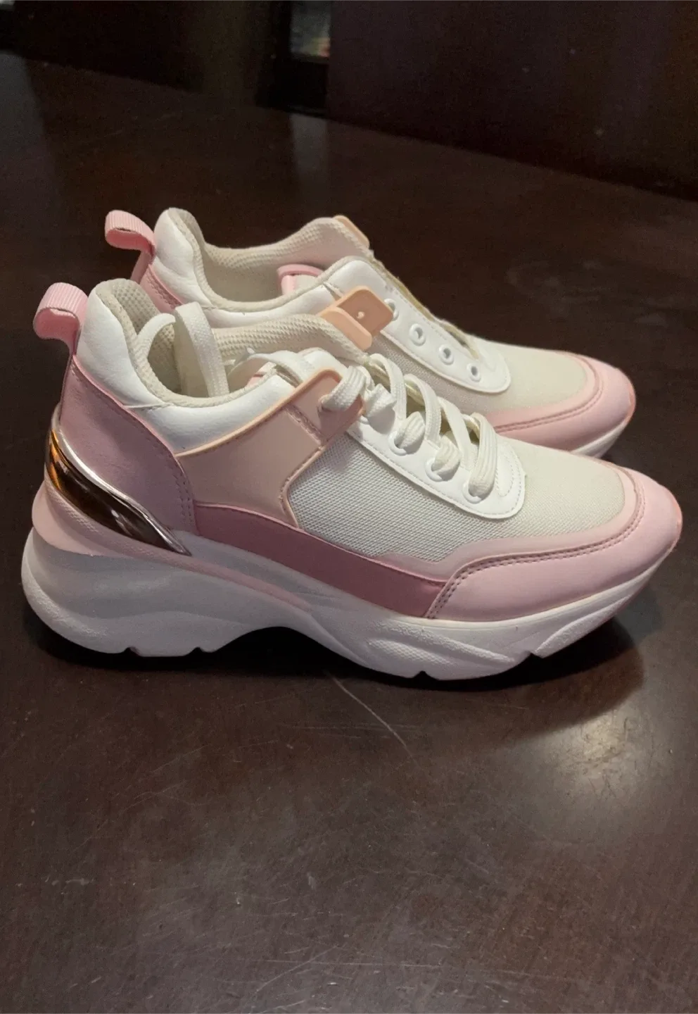 Pink & White Fashion Sneakers #Cleanout