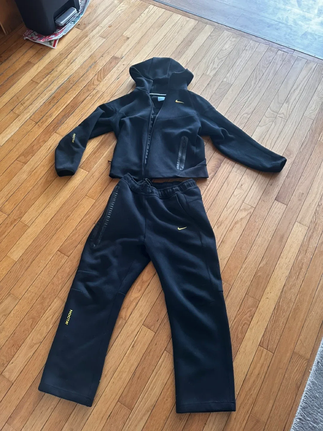 Nike Nocta Tech Fleece Black Tracksuit