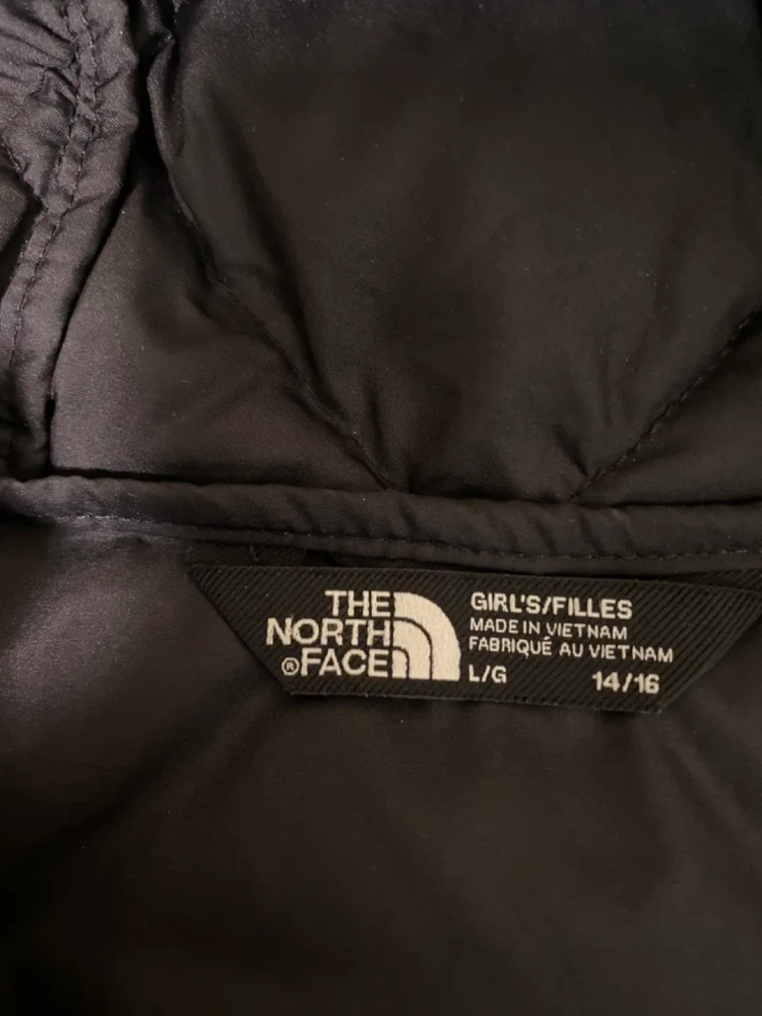 The North Face Girls' L/G (14/16) Black Jacket image indicator(2)