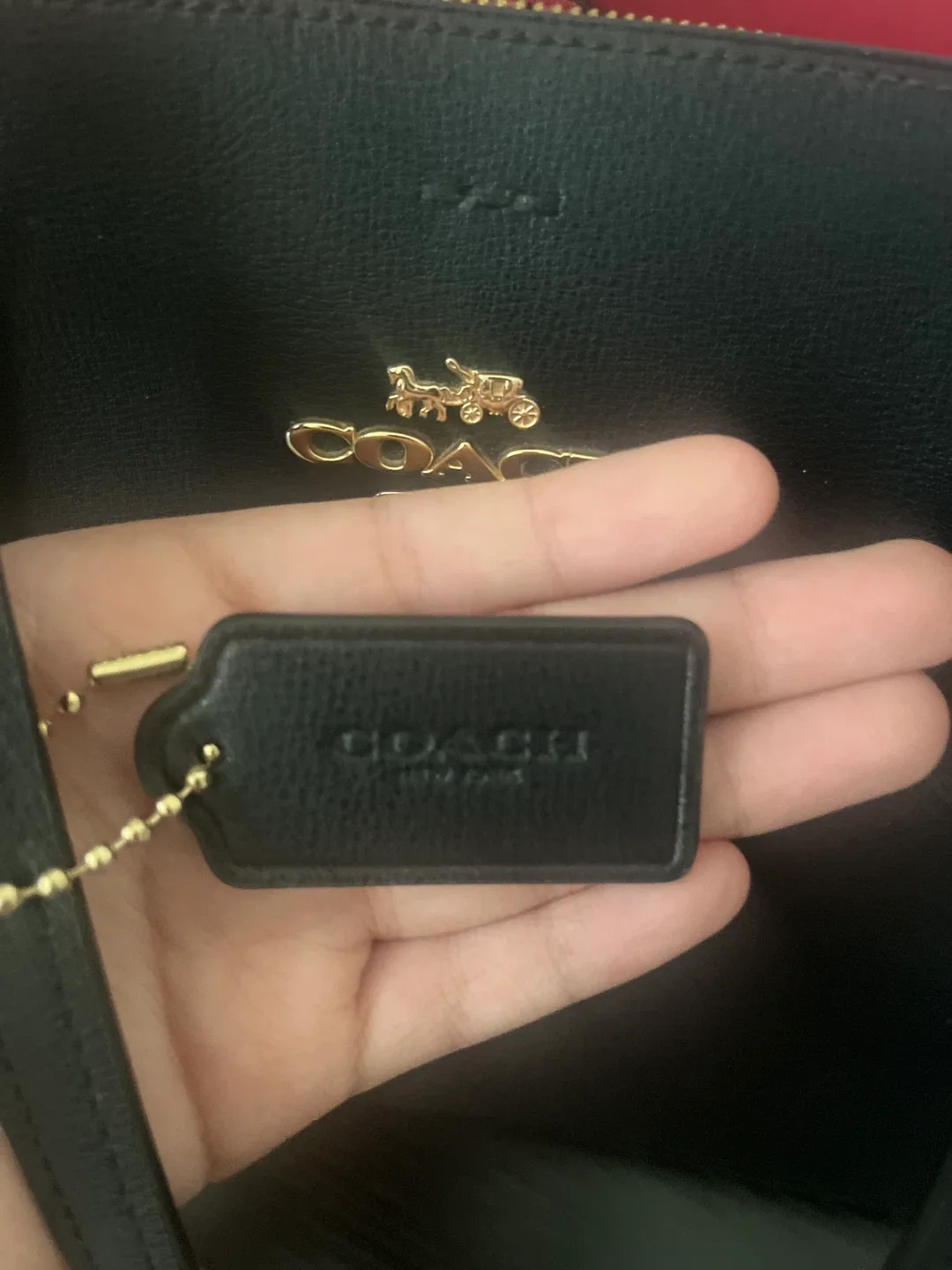 Coach Black Tote Bag image indicator(3)