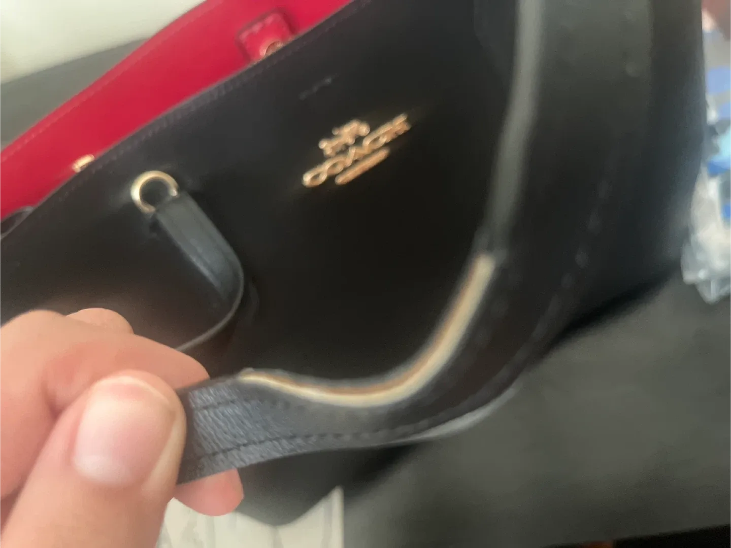 Coach Black Tote Bag image indicator(7)