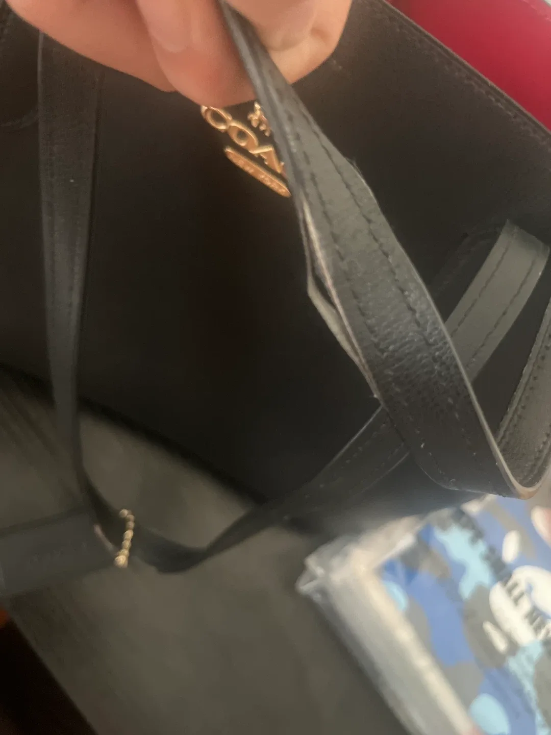 Coach Black Tote Bag image indicator(8)