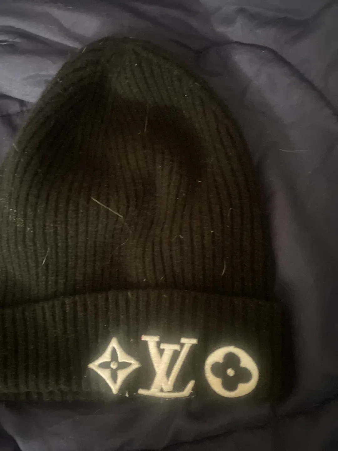 Louis Vuitton Black Beanie
