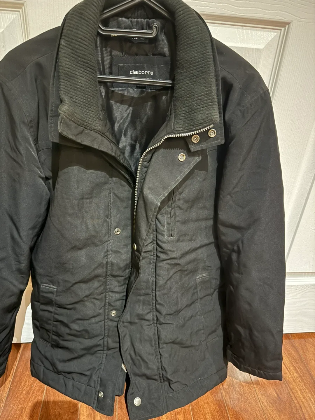 Claiborne Black Puffer Jacket - Size S/P #Cleanout