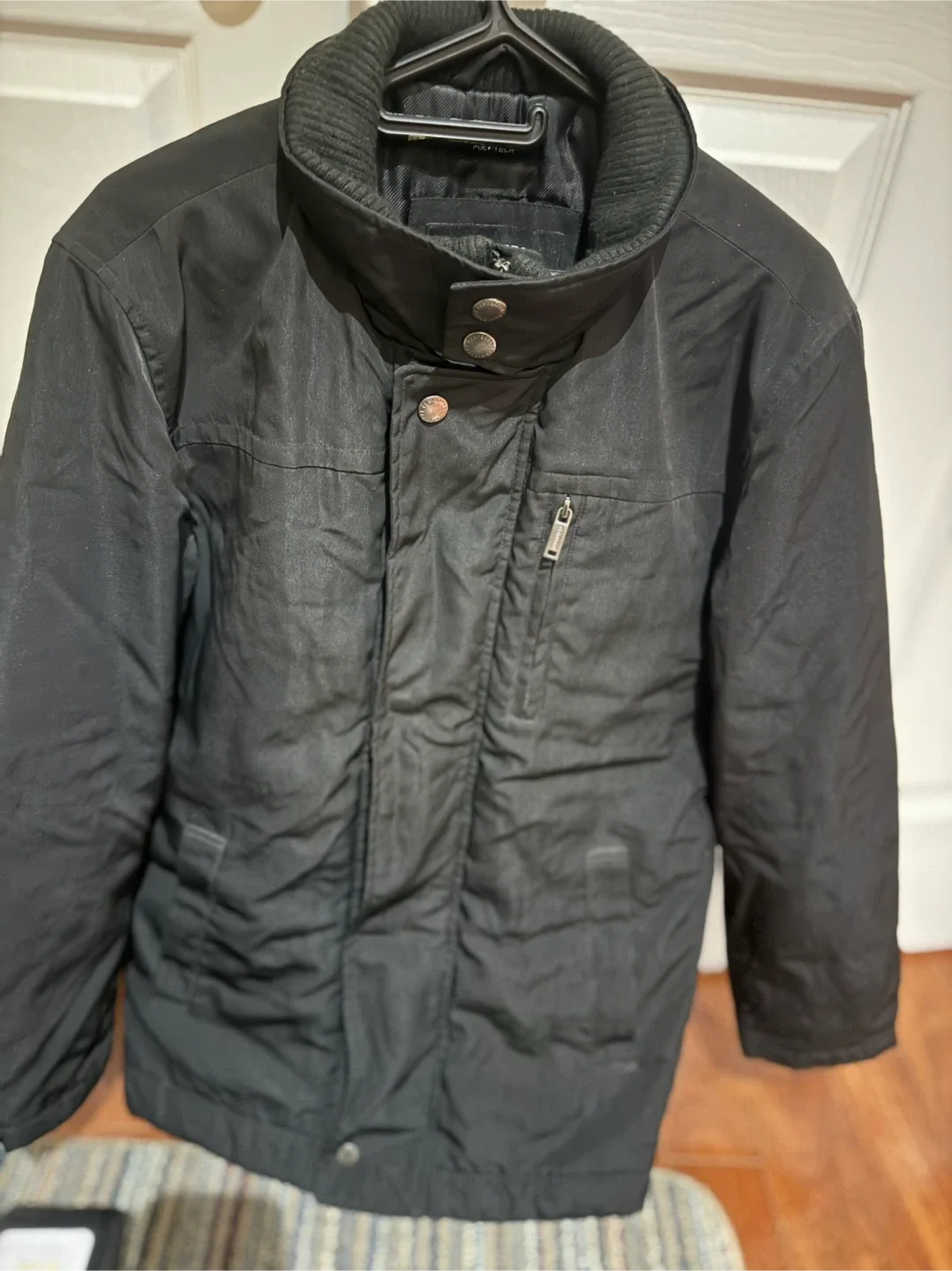 Claiborne Black Puffer Jacket - Size S/P #Cleanout image indicator(4)