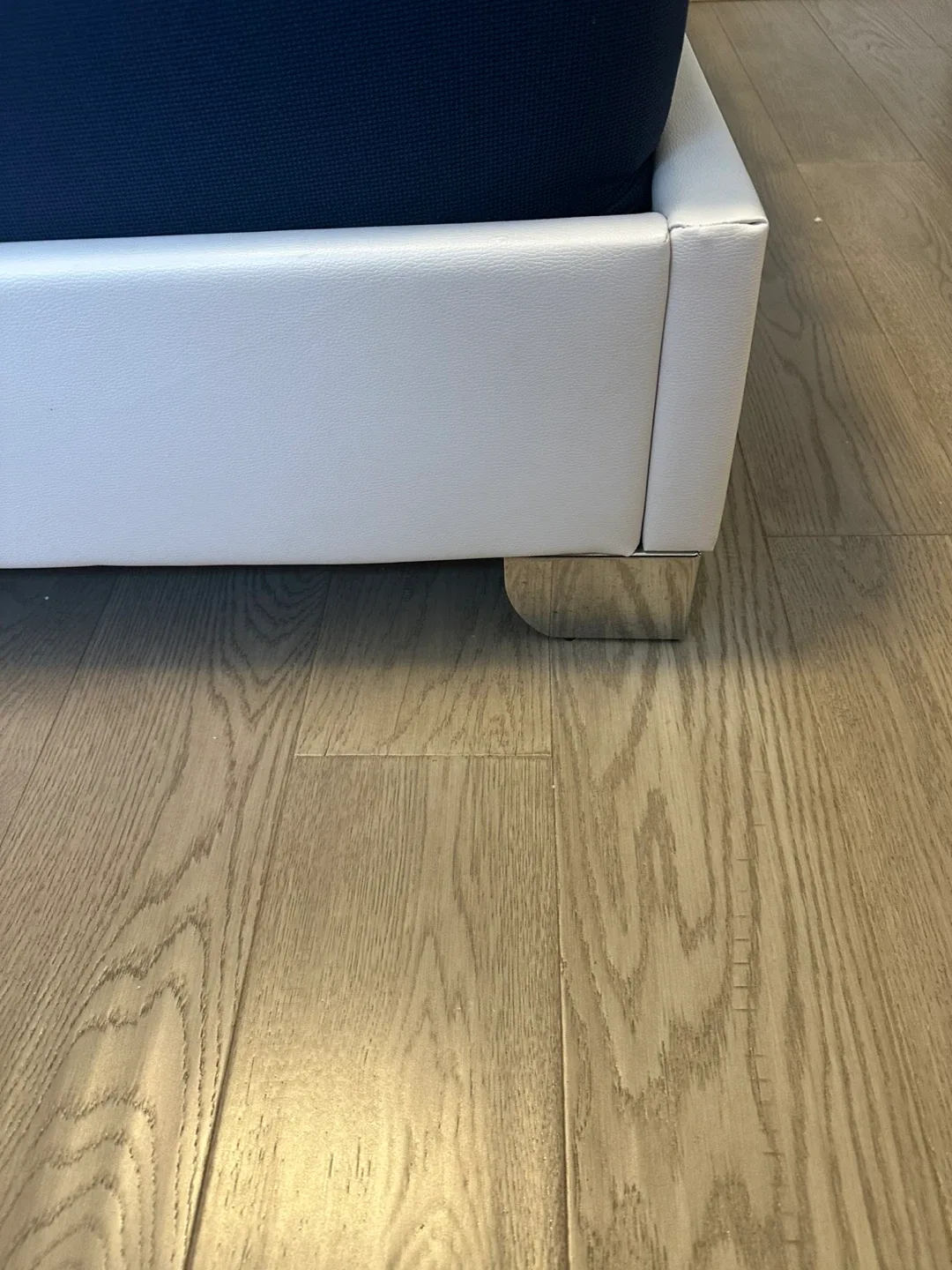 White Platform Bed Frame image indicator(3)