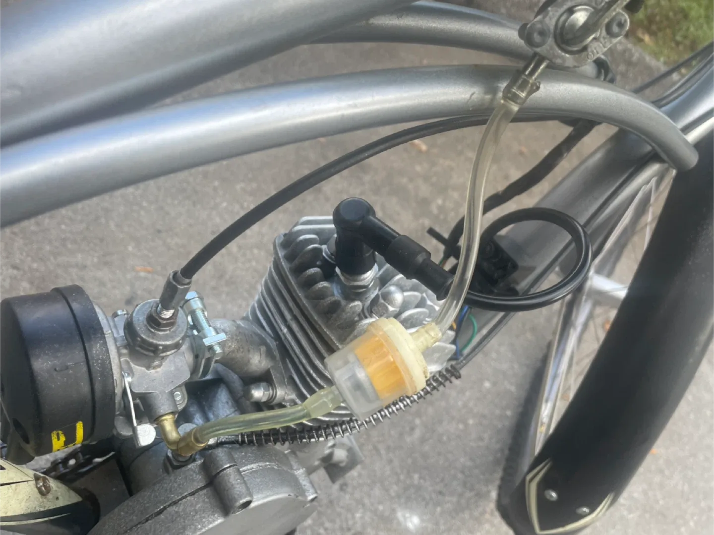 Amazing motorized bike 80CC image indicator(8)