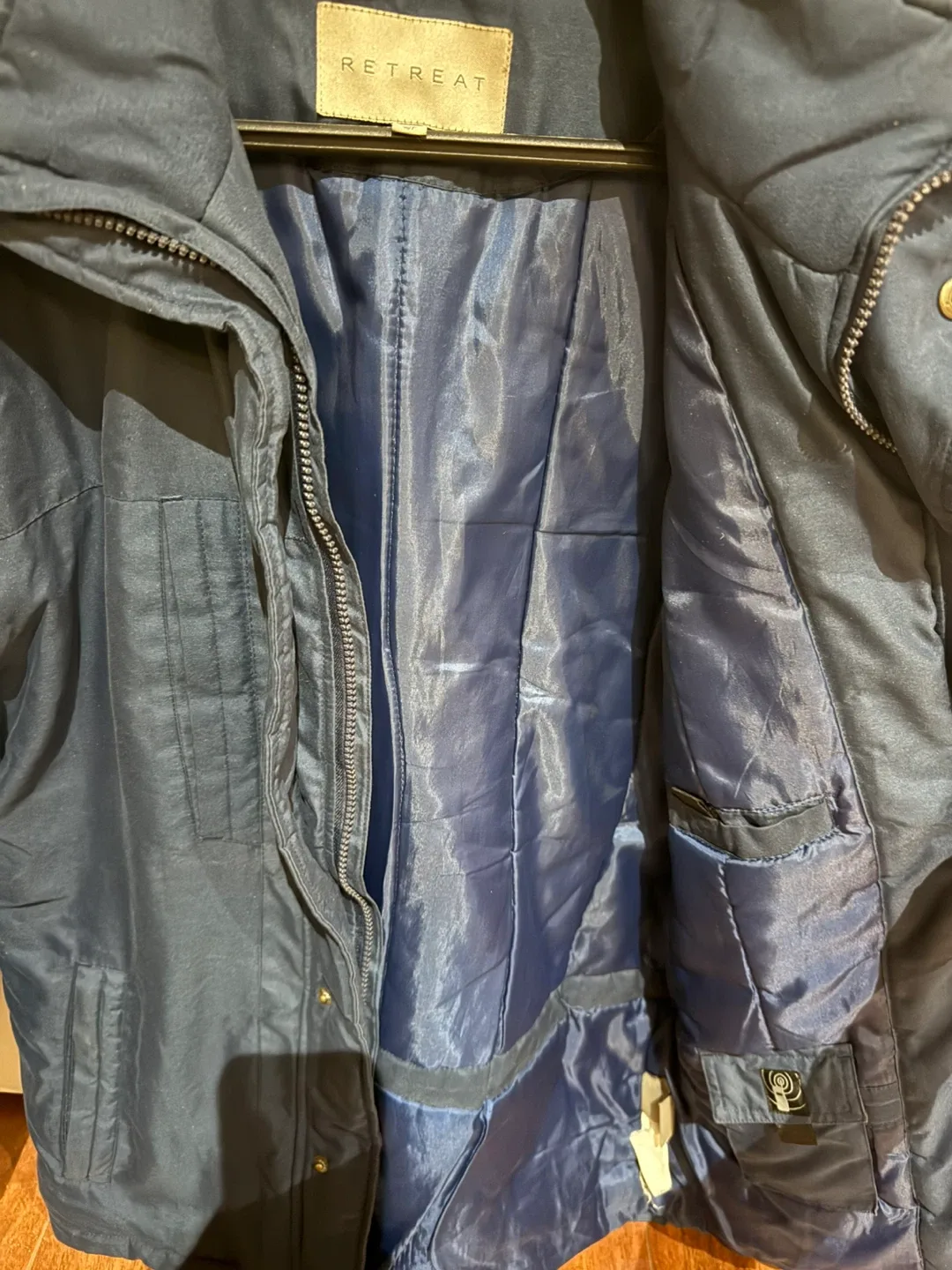 Retreat Navy Blue Jacket (Size S/P) #Cleanout image indicator(2)