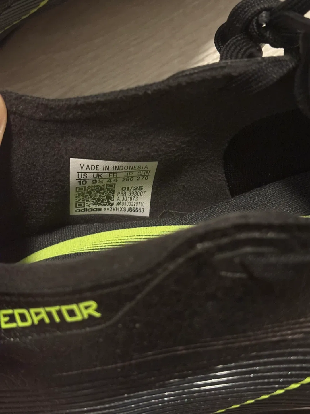 Adidas Predator Soccer Cleats, Size 10 image indicator(4)