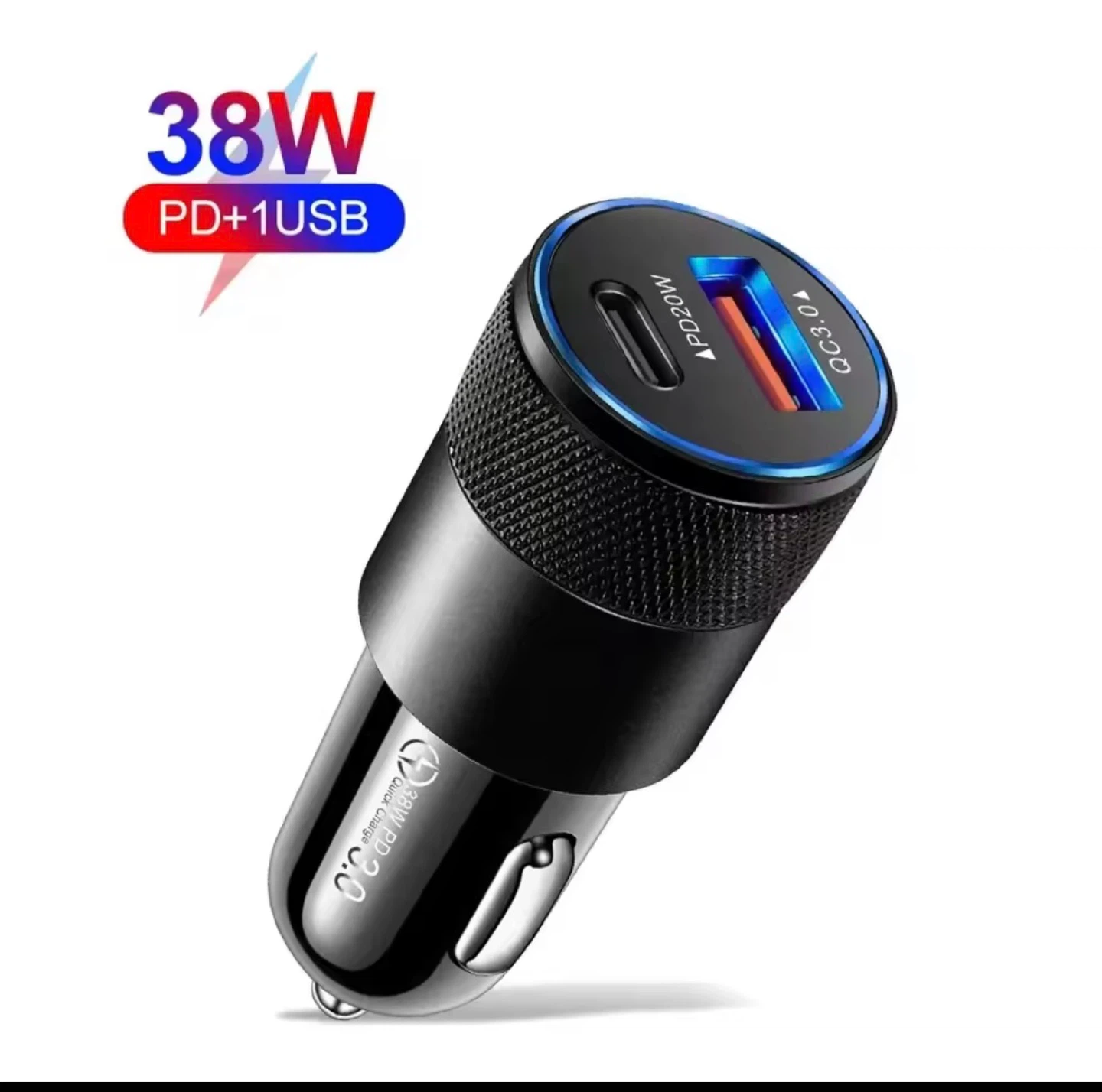 38W PD+USB Car Charger