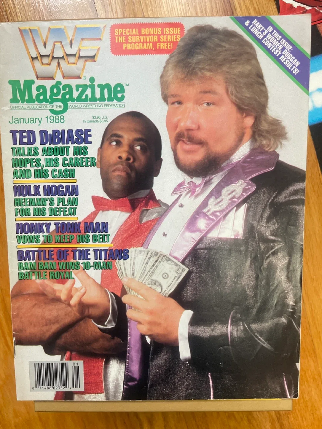 1988 Wrestling program