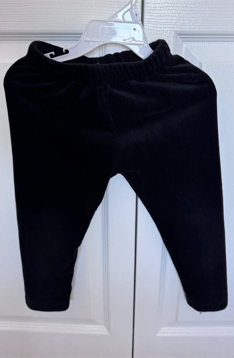 Black Corduroy Baby Leggings T3
