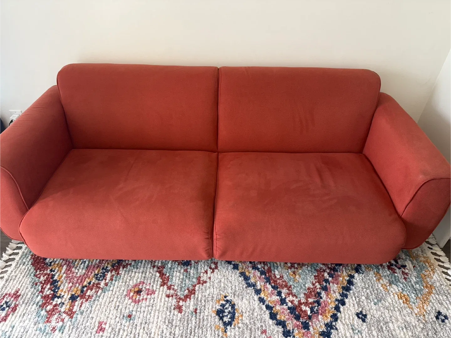 Orange Sofa 2 set