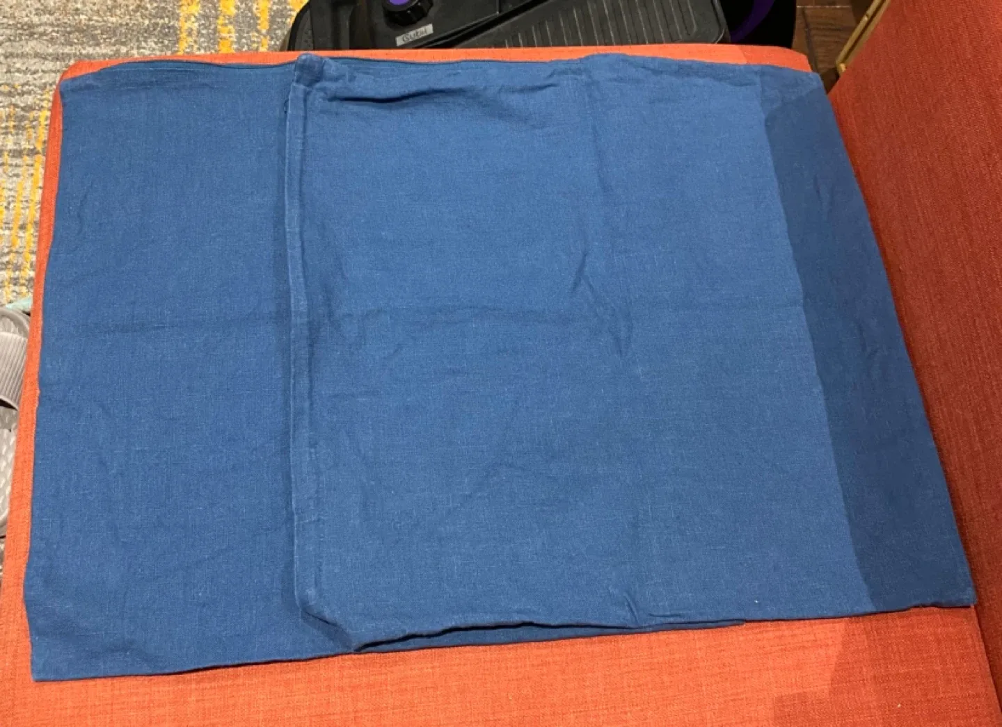 Blue Linen Pillowcases - Set if 2