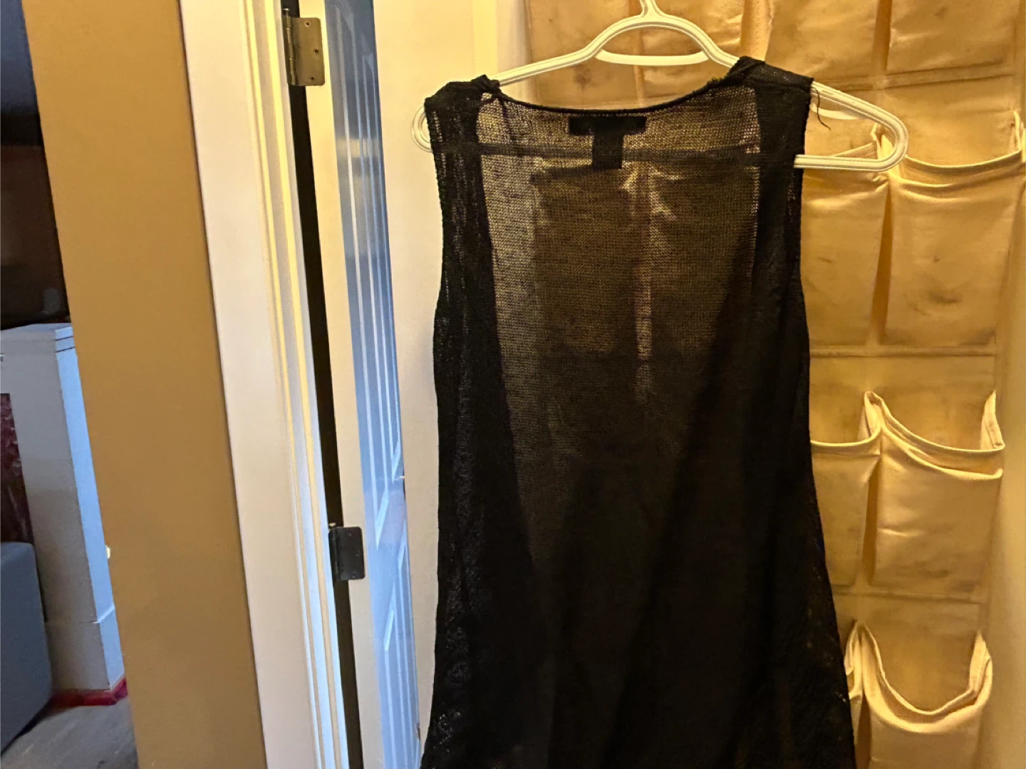 Venue Black Linen Vest - Size M - photo 3