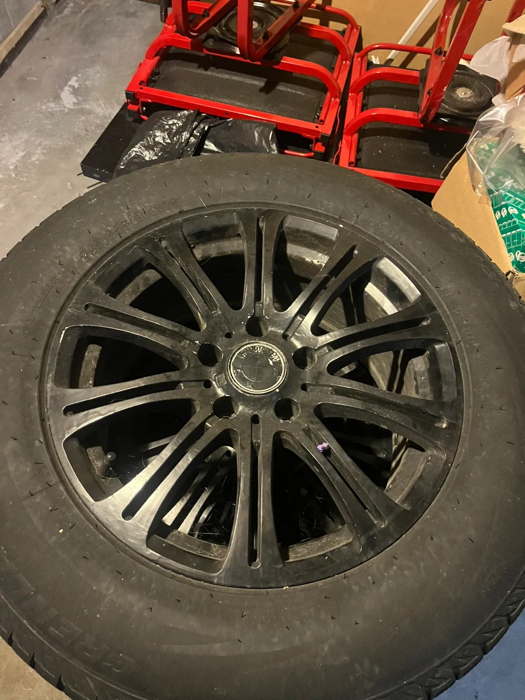 Used Black Tire - Size 245/65R17