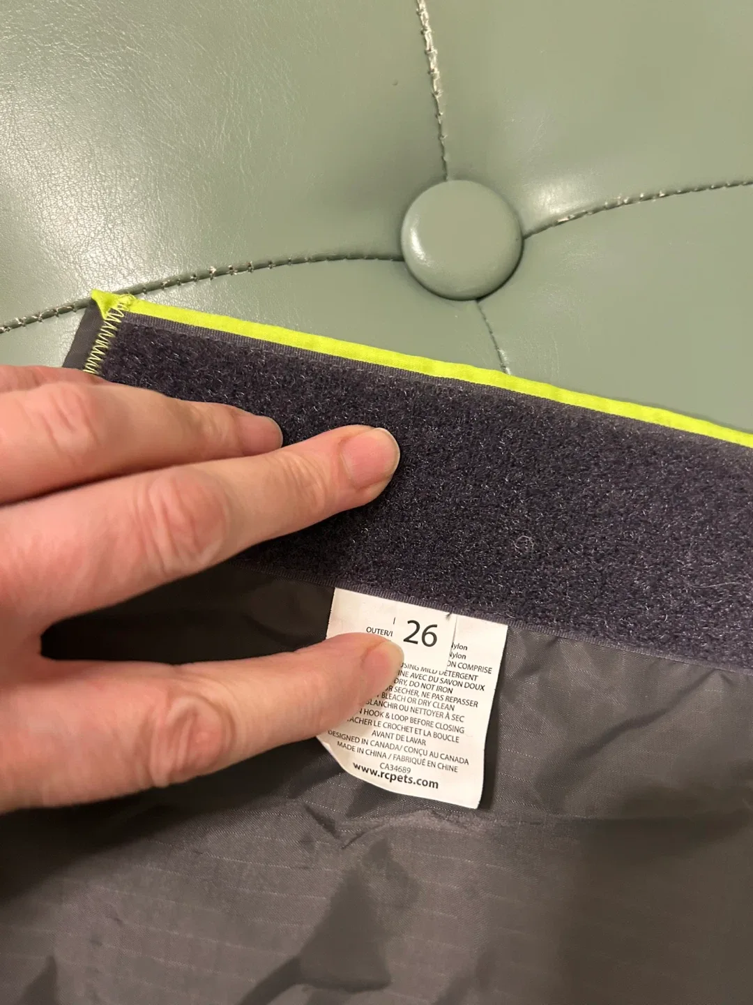 RC Pets Dog Coat - Size 26 image indicator(3)