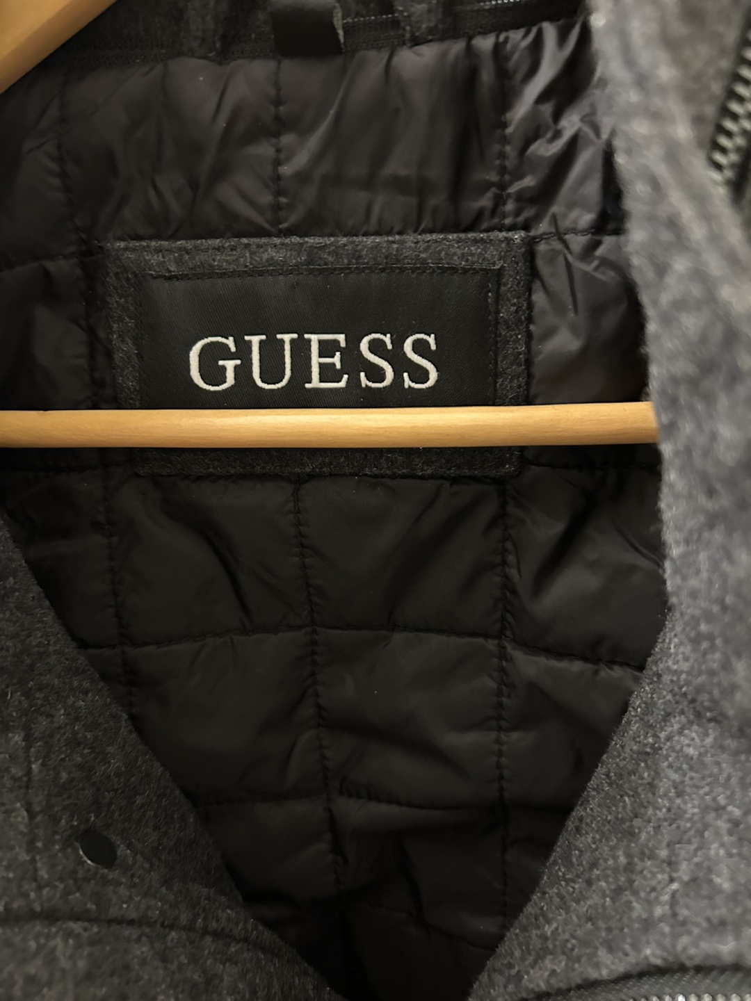 Guess Grey Wool Blend Military Jacket - photo 3