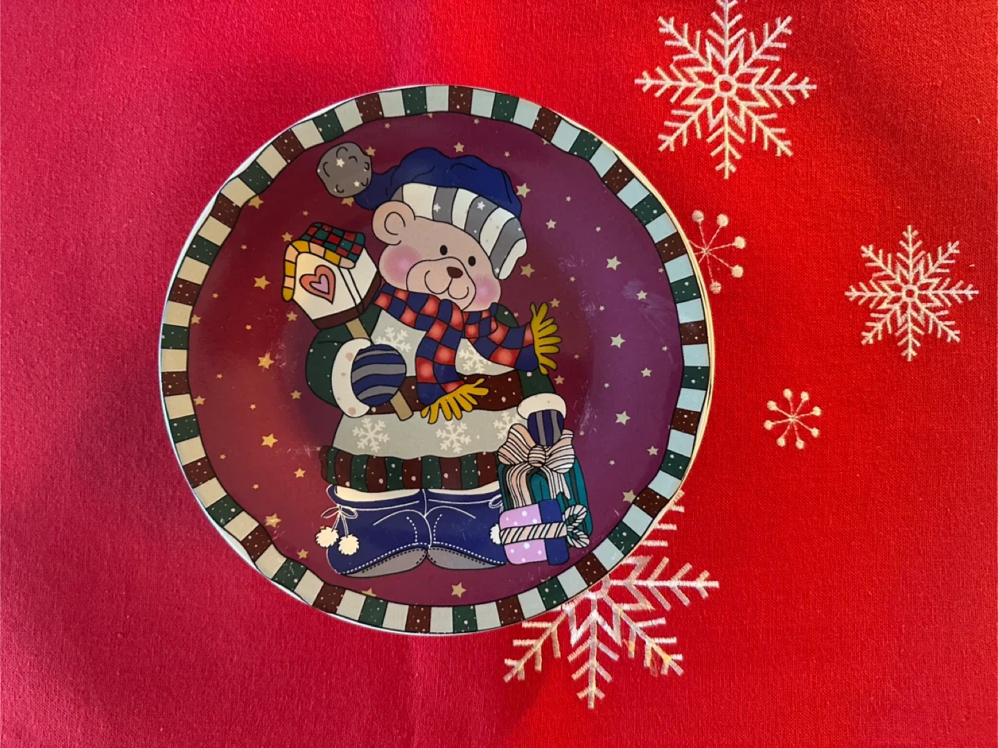 Set of 14 Festive Christmas Dessert Plates image indicator(2)