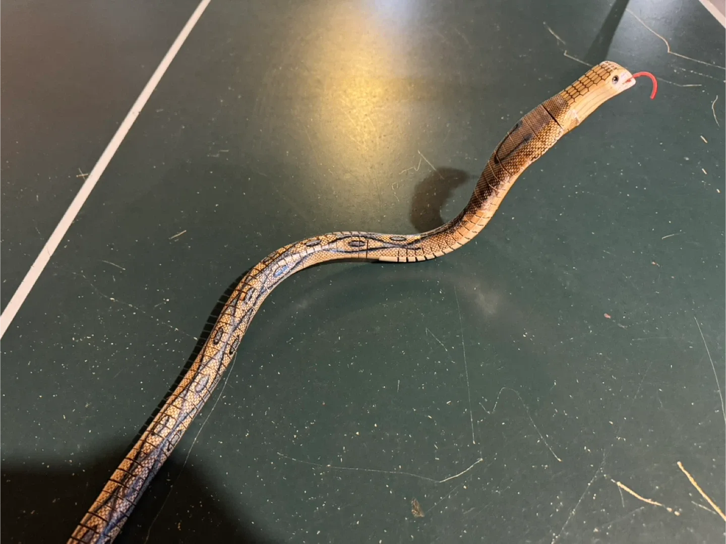 Wooden Cobra Snake Toy