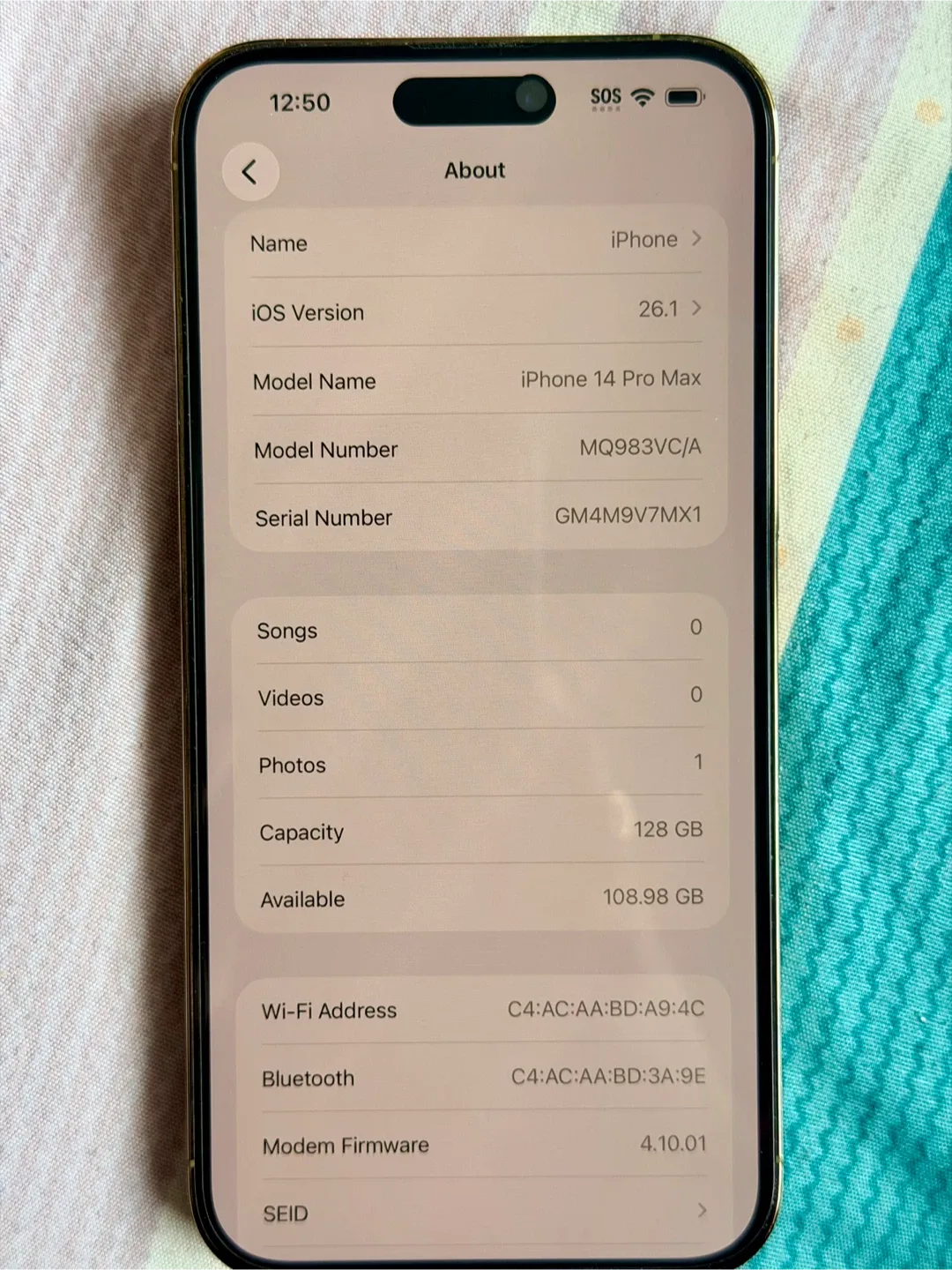 iPhone 14 Pro Max 128GB - Excellent Condition image indicator(3)