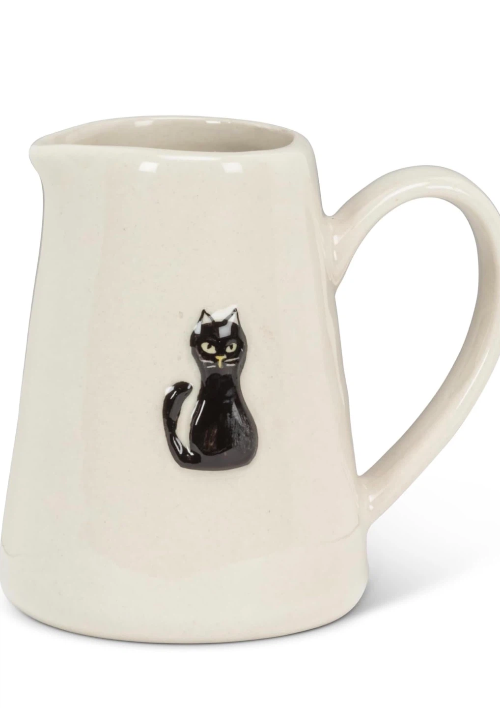 🏆 Abbott China Creamer Pitcher with Black Cat