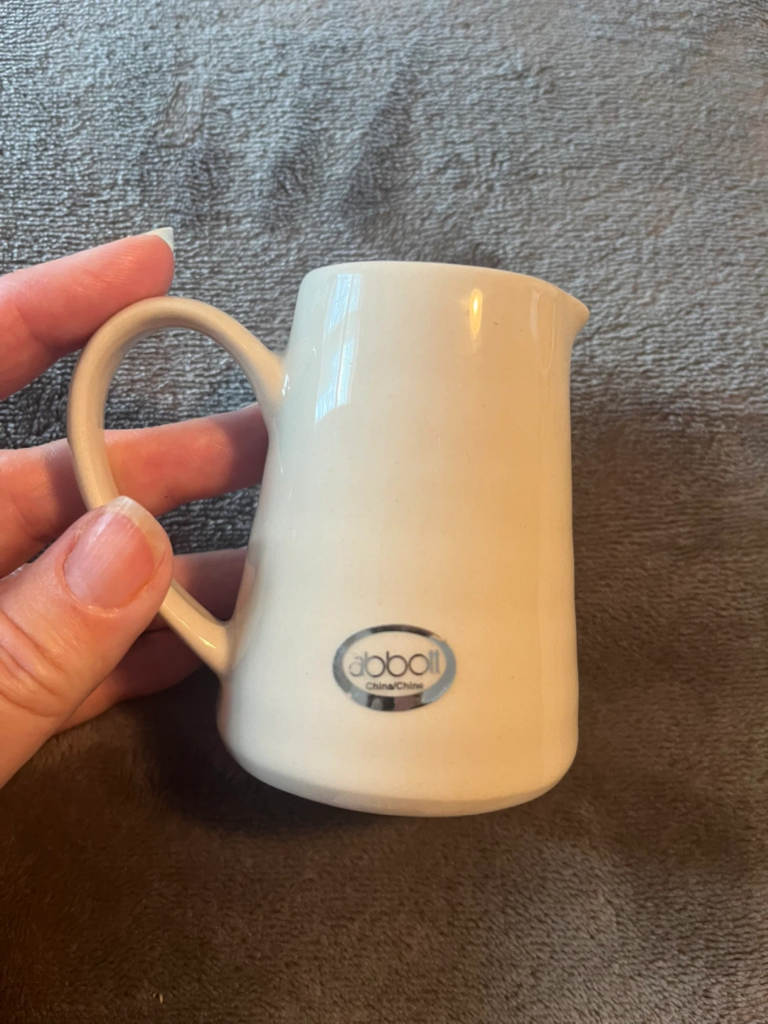 🏆 Abbott China Creamer Pitcher with Black Cat - photo 2