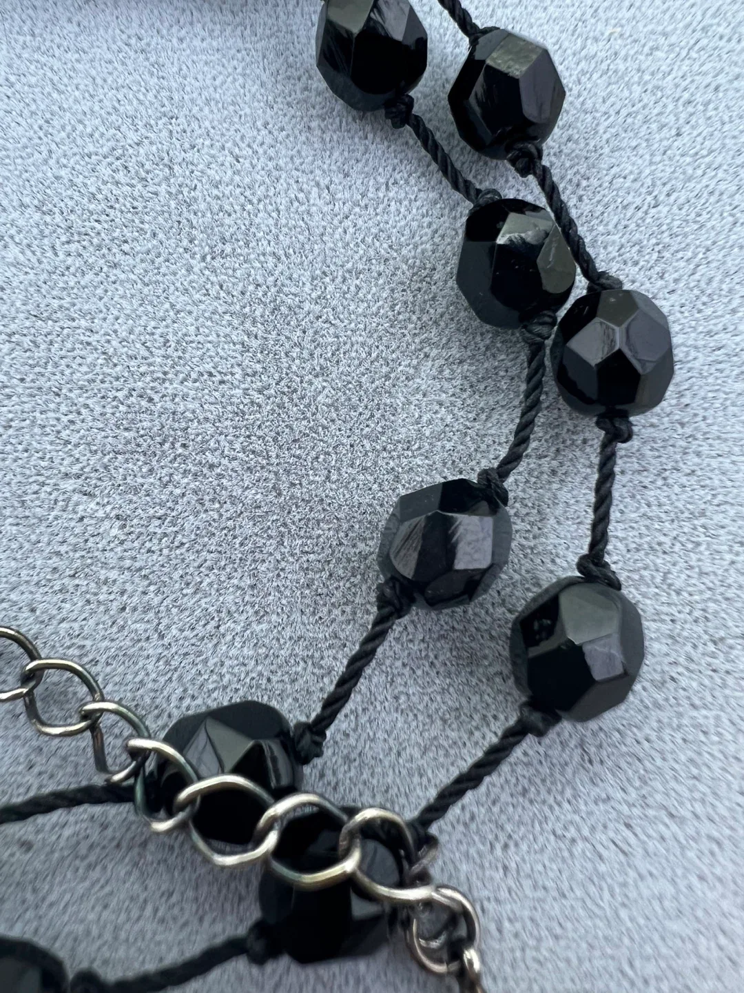 Vintage Jet Beads Necklace image indicator(3)