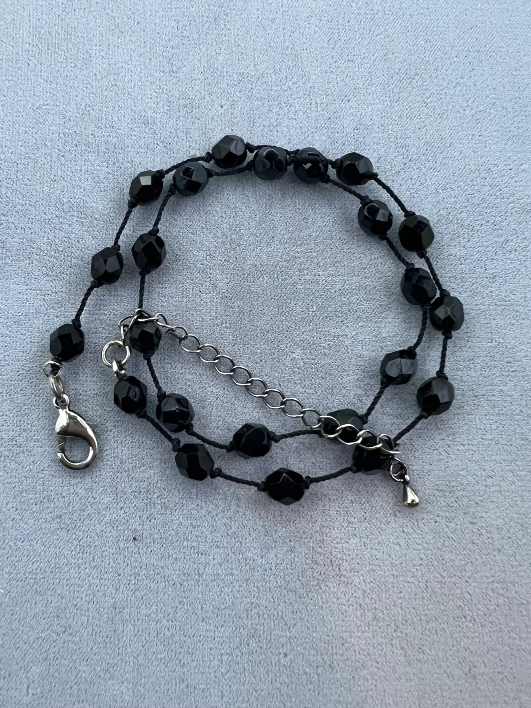 Vintage Jet Beads Necklace image indicator(2)