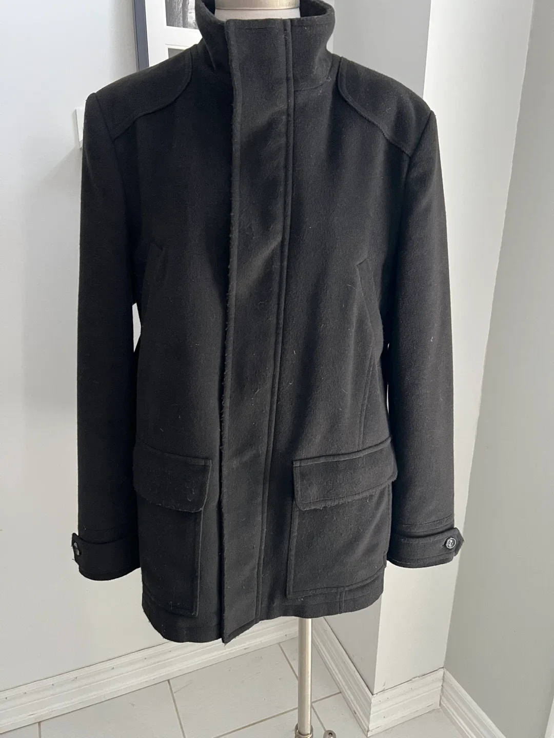 Men's Black Coat image indicator(3)