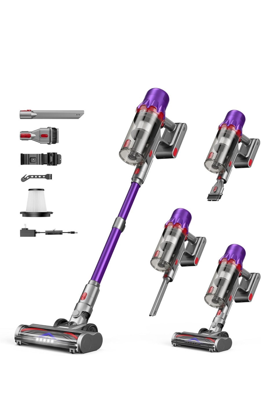BRAND NEW Cordless Vacuum Cleaner V07 - Purple - photo 4