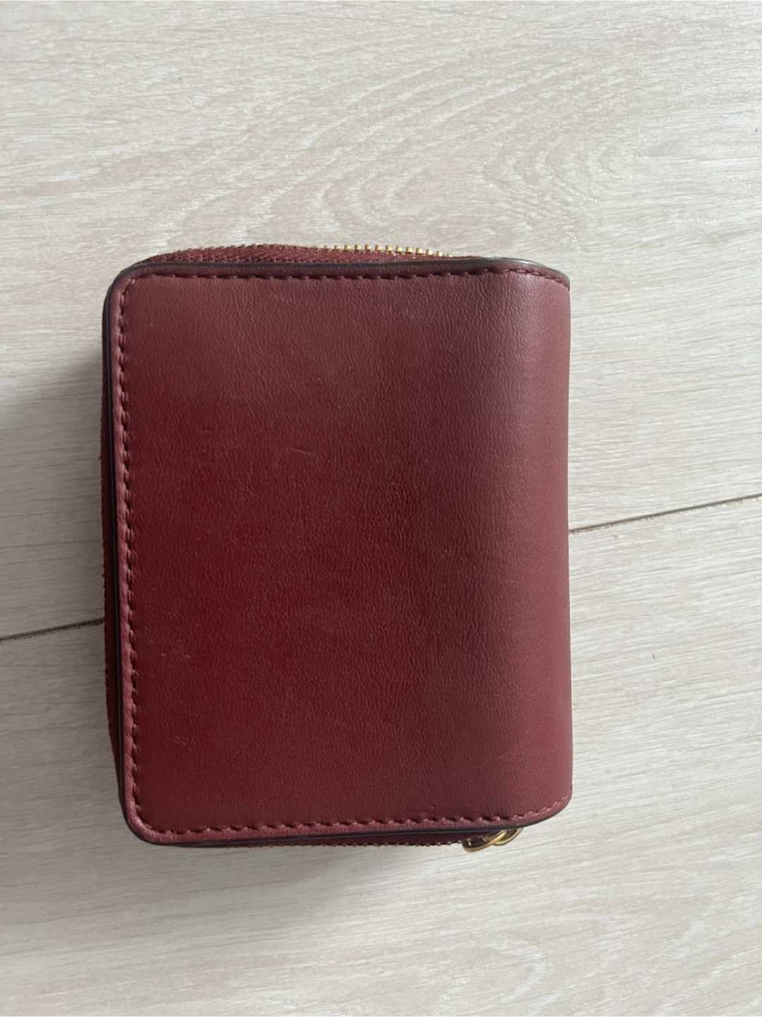 Tory Burch Burgundy Charlie Leather Wallet - photo 2