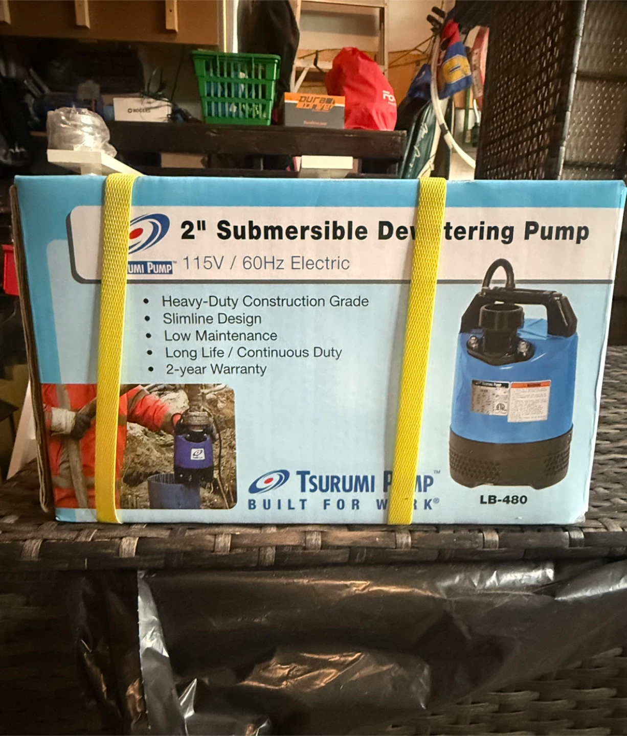 Tsurumi LB-480 2" Submersible Dewatering Pump - New