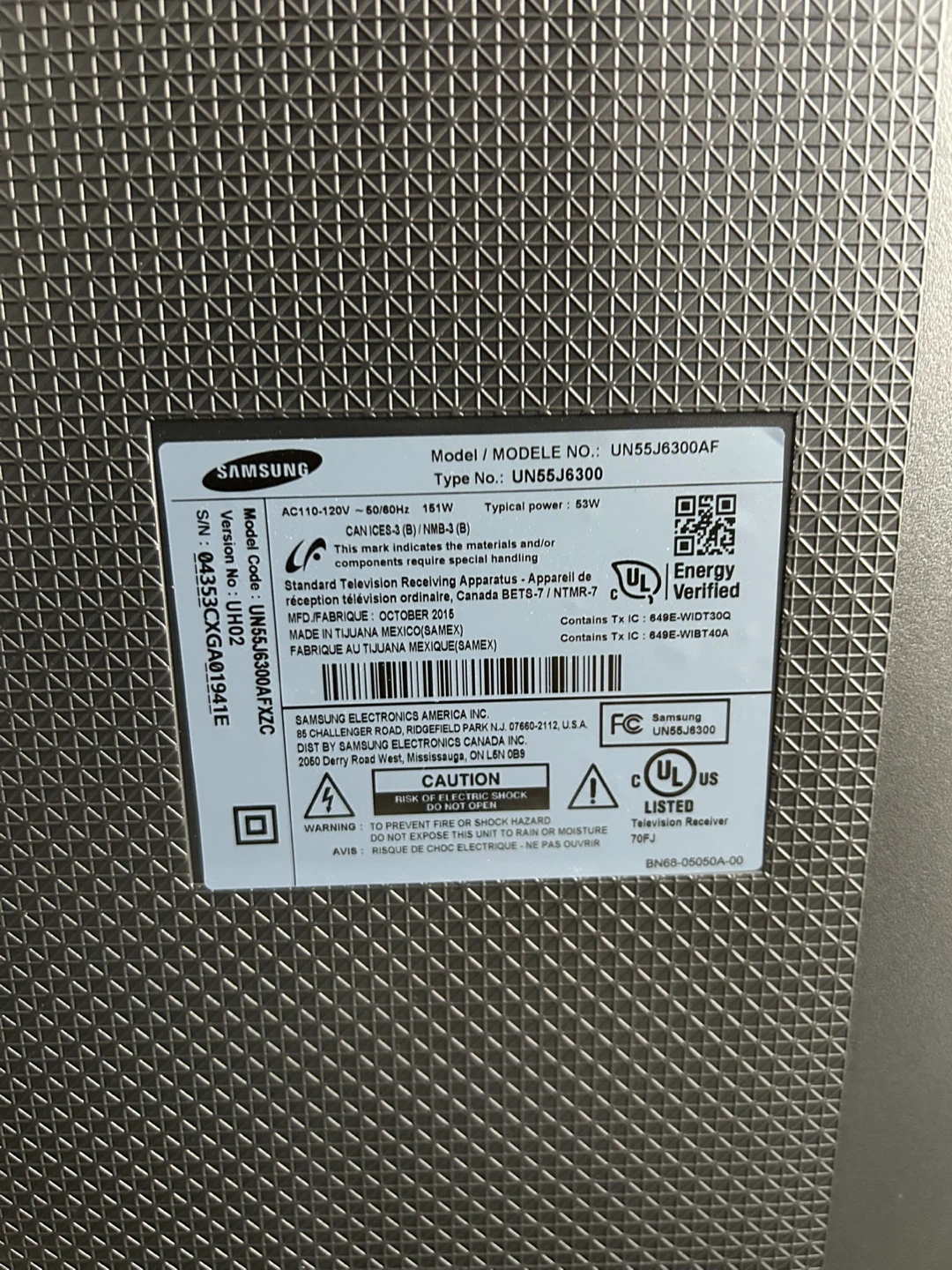 Samsung UN55J6300AF 55" Smart TV - photo 2