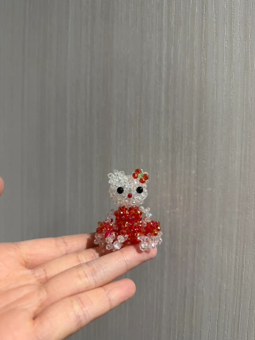 Hello Kitty Beaded Figurine