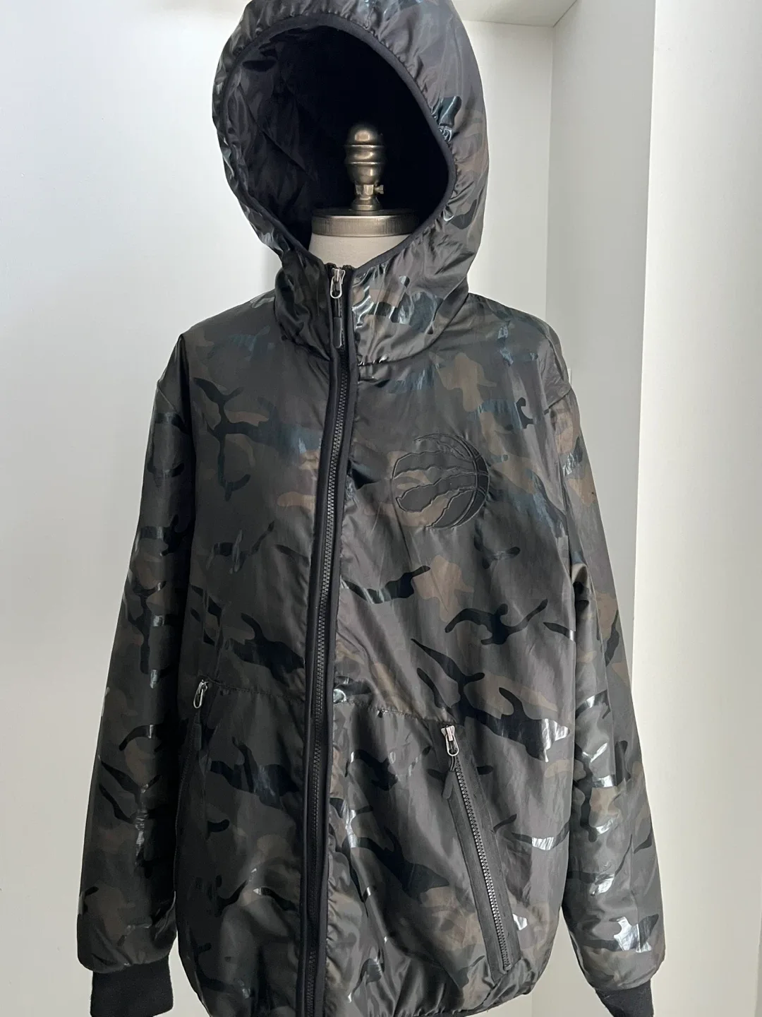 Toronto Raptors Camo Puffer Jacket